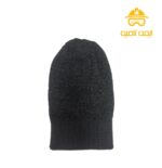 کلاه زمستانی بافت ساده مشکی کلاه زمستانی بافت