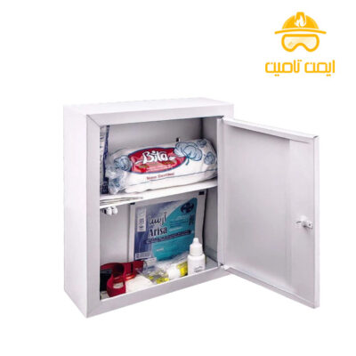 جعبه کمکهای اولیه دیواری کامل فلزی
